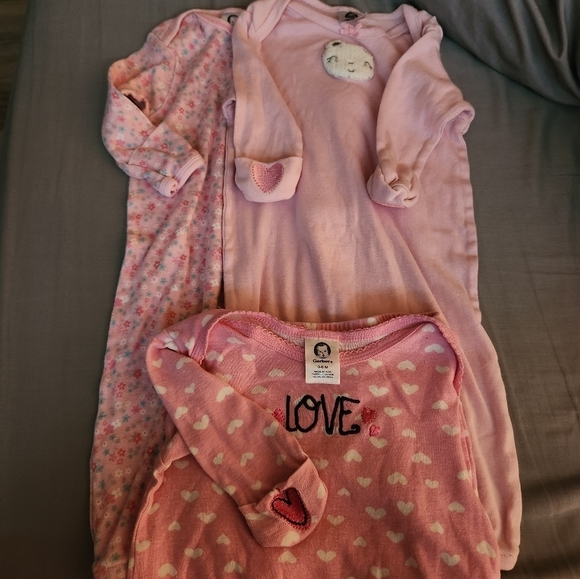 Gerber Pajamas 3 Infant Nightgowns Poshmark